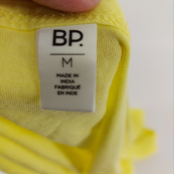 bp neon yellow cropped tank top - Picture 3 of 4